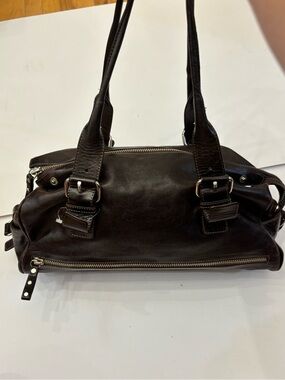 Vintage dark brown Prune Shoulder bag